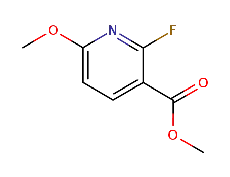 Molecular Structure of 117671-03-1 (methyl 2-fluoro-6-methoxynicotinate)