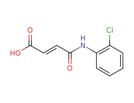 Molecular Structure of 106691-35-4 (4-OXO-4-(2-CHLOROPHENYLAMINO)-2-BUTENOIC ACID)