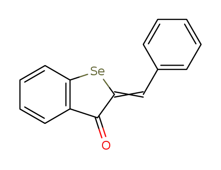 Molecular Structure of 36251-50-0 (Benzo[b]selenophen-3(2H)-one, 2-(phenylmethylene)-)