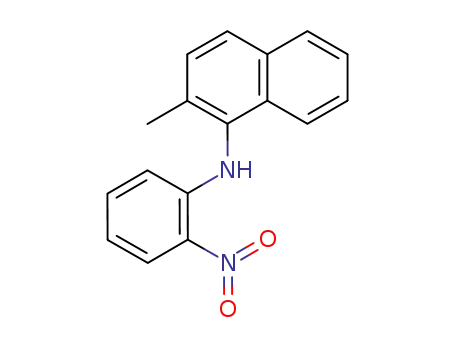 Molecular Structure of 105200-96-2 (2-methyl-N-(2-nitrophenyl)-1-naphthylamine)
