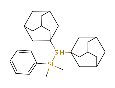 2,2-Di-adamantan-1-yl-1,1-dimethyl-1-phenyl-disilane