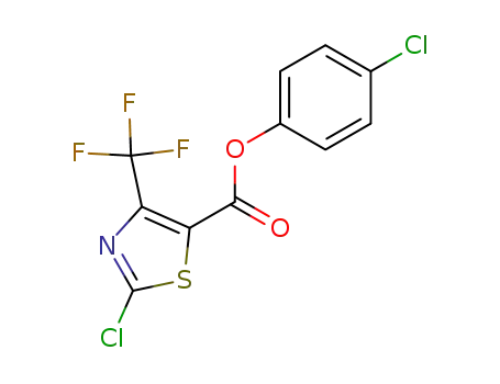 2-chloro-4-trifluoromethyl-thiazole-5-carboxylic acid 4-chloro-phenyl ester
