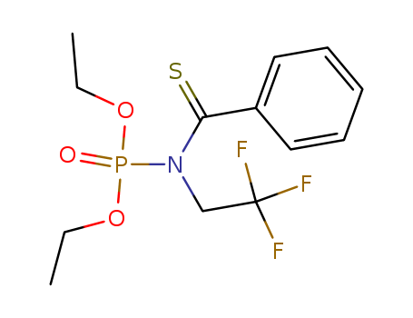 Phosphoramidic acid, (phenylthioxomethyl)(2,2,2-trifluoroethyl)-, diethyl ester