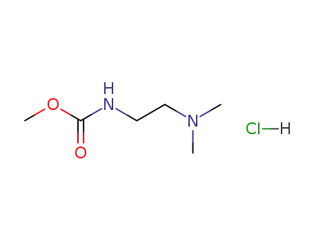 Molecular Structure of 80494-24-2 (methyl [2-(dimethylamino)ethyl]carbamate hydrochloride (1:1))
