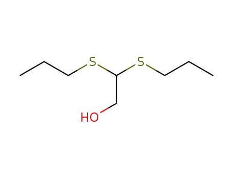Molecular Structure of 81712-70-1 (glycolaldehyde dipropyl dithioacetal)