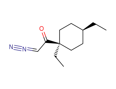 Ethanone, 2-diazo-1-(1,4-diethylcyclohexyl)-, cis-