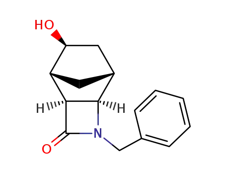 (1R,2R,5S,6R,7S)-3-Benzyl-7-hydroxy-3-aza-tricyclo[4.2.1.0<sup>2,5</sup>]nonan-4-one