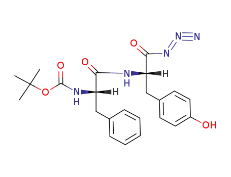 L-Tyrosyl azide, N-[N-[(1,1-dimethylethoxy)carbonyl]-L-phenylalanyl]-