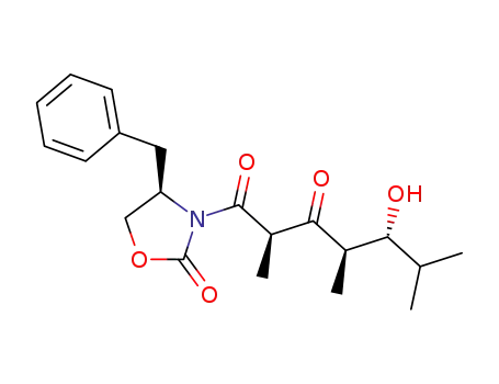 <<3-(2R,4R,5R),4R>-3-(5-Hydroxy-2,4,6-trimethyl-1,3-dioxo-heptyl)-4-(phenylmethyl)>-2-oxazolidinone