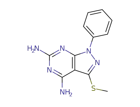 4,6-diamino-3-methylthio-1-phenylpyrazolo<3,4-d>pyrimidine