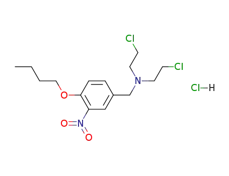 N-(4-butoxy-3-nitrobenzyl)-2-chloro-N-(2-chloroethyl)ethanaminium chloride