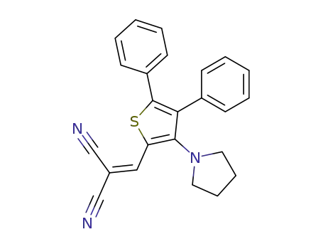 <<4,5-diphenyl-3-(1-pyrrolidinyl)-2-thienyl>methylene>propanedinitrile