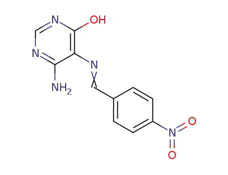 6-amino-5-({4-nitrobenzylidene}amino)-4-pyrimidinol