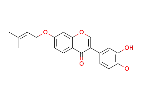 4H-1-Benzopyran-4-one,
3-(3-hydroxy-4-methoxyphenyl)-7-[(3-methyl-2-butenyl)oxy]-