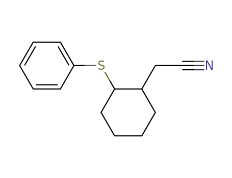 cis-<2-(phenylthio)cyclohexyl>acetonitrile