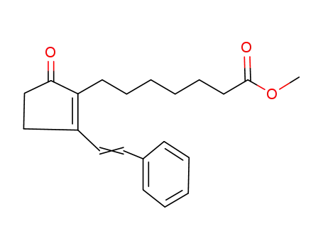 2-(6'-methoxycarbonylhexyl)-3-phenylethenylcyclopent-2-enone