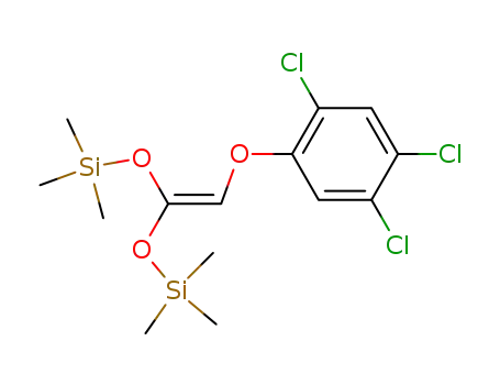 1-(2,2-Bis-trimethylsilanyloxy-vinyloxy)-2,4,5-trichloro-benzene