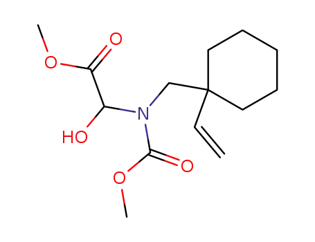 Acetic acid,
[[(1-ethenylcyclohexyl)methyl](methoxycarbonyl)amino]hydroxy-, methyl
ester