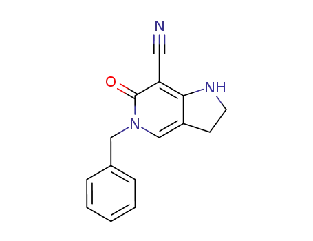 5-Benzyl-6-oxo-7-cyano-2,3,5,6-tetrahydropyrrolo<3,2-c>pyridine
