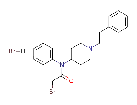 2-bromo-N-phenyl-N-<1-(2-phenylethyl)-4-piperidinyl>acetamide hydrobromide