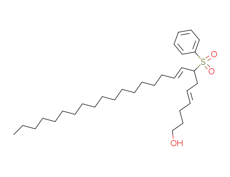 (4E,8E)-7-Benzenesulfonyl-pentacosa-4,8-dien-1-ol