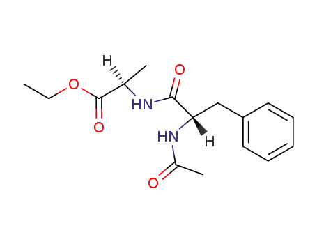 D-Alanine, N-acetyl-L-phenylalanyl-, ethyl ester
