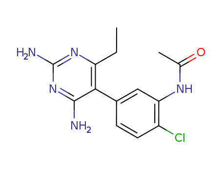 Acetamide, N-[2-chloro-5-(2,4-diamino-6-ethyl-5-pyrimidinyl)phenyl]-
