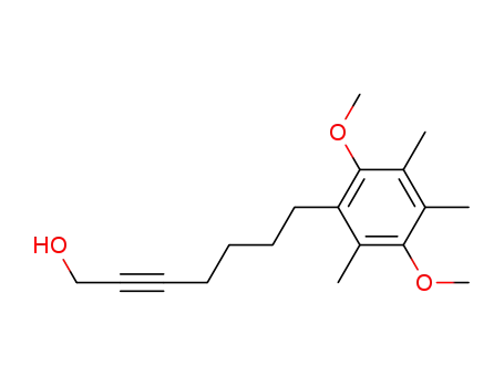 7-(2,5-Dimethoxy-3,4,6-trimethyl-phenyl)-hept-2-yn-1-ol