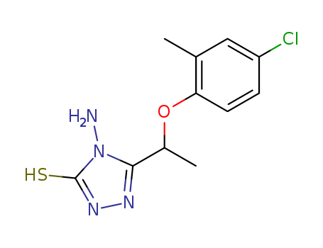 2,4-DIHYDRO-4-AMINO-5-(1-(4-CHLORO-2-METHYLPHENOXY)ETHYL)-3H-1,2,4-TRIAZOLE-3-THIONE