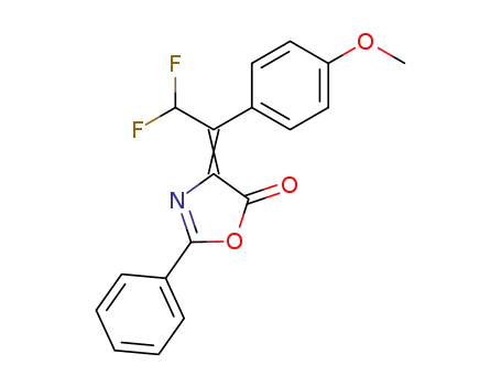 4-[2,2-Difluoro-1-(4-methoxy-phenyl)-eth-(Z)-ylidene]-2-phenyl-4H-oxazol-5-one