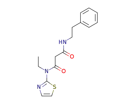 N-phenethyl-N'-(2-thiazolyl)-N'-ethylmalonamide