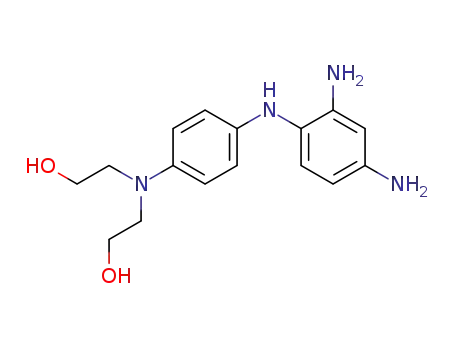 Molecular Structure of 102139-54-8 (4'-bis-(2-hydroxyethylamino)-2,4-diaminodiphenylamine)