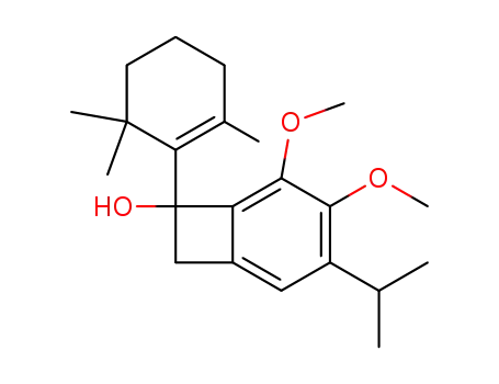 1-(1,3,3-trimethylcyclohexenyl)-4-isopropyl-5,6-dimethoxybenzocyclobutenol