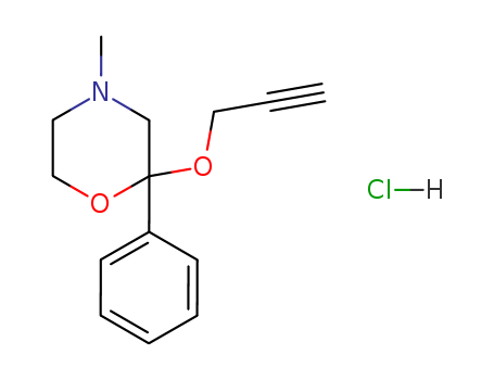4-methyl-2-phenyl-2-prop-2-ynoxymorpholine hydrochloride