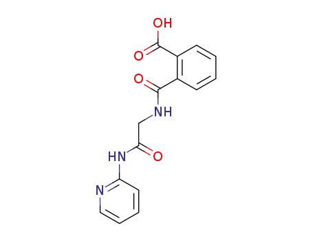 o-<N-(2-pyridyl)carboxamidomethylcarbamoyl>benzoic acid