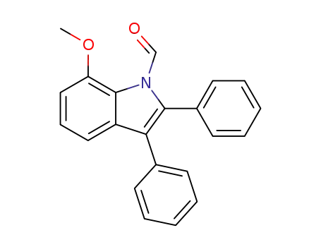 7-Methoxy-2,3-diphenyl-1H-indole-1-carbaldehyde