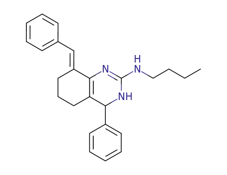 Butyl-{4-phenyl-8-[1-phenyl-meth-(E)-ylidene]-3,4,5,6,7,8-hexahydro-quinazolin-2-yl}-amine