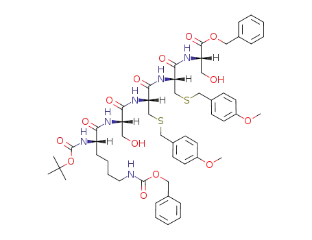 Boc-Lys(Z)-Ser-Cys(MBzl)-Cys(MBzl)-Ser-OBzl