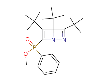 Phosphinic acid,
phenyl[3,4,5-tris(1,1-dimethylethyl)-1,2-diazabicyclo[2.2.0]hexa-2,5-dien
-6-yl]-, methyl ester