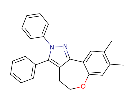 2H-[1]Benzoxepino[5,4-c]pyrazole,4,5-dihydro-8,9-dimethyl-2,3-diphenyl-