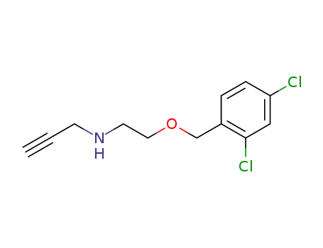 N-(2-propynyl)-2-(2,4-dichlorobenzyloxy)ethylamine