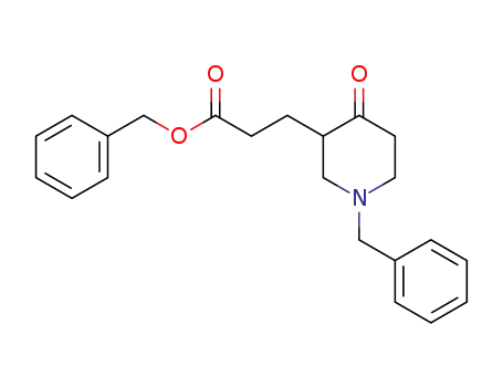 3-(2-benzyloxycarbonylethyl)-N-benzyl-4-piperidone