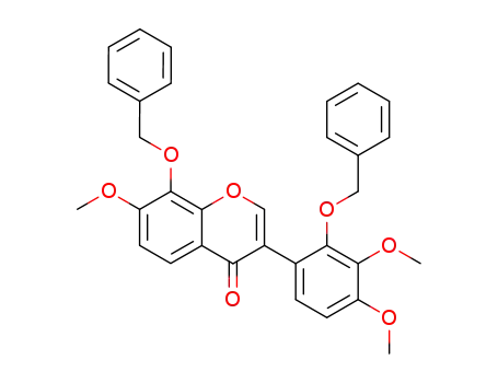 Molecular Structure of 82835-34-5 (2',8-dibenzyloxy-3',4',7-trimethoxyisoflavone)