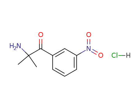 1-Propanone, 2-amino-2-methyl-1-(3-nitrophenyl)-, monohydrochloride