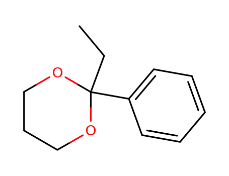 Molecular Structure of 59356-54-6 (2-ethyl-2-phenyl-1,3-dioxane)