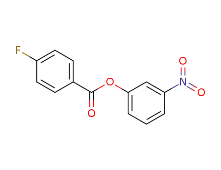 Molecular Structure of 2710-17-0 (Benzoic acid, 4-fluoro-, 3-nitrophenyl ester)