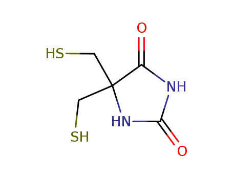 5,5-bis(sulfanylmethyl)imidazolidine-2,4-dione