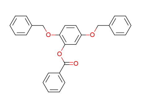 Molecular Structure of 106238-93-1 (Phenol, 2,5-bis(phenylmethoxy)-, benzoate)