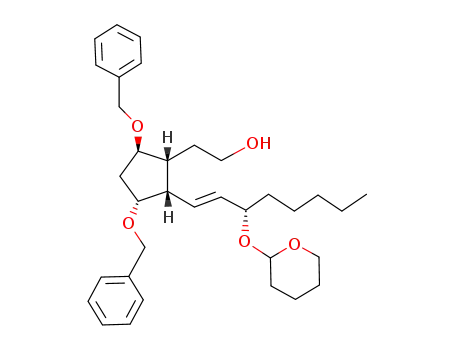 2-{(1R,2S,3R,5R)-3,5-Bis-benzyloxy-2-[(E)-(S)-3-(tetrahydro-pyran-2-yloxy)-oct-1-enyl]-cyclopentyl}-ethanol