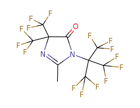 1-(perfluoro-tert-butyl)-2-methyl-4,4-bis(trifluoromethyl)imidazol-5-one